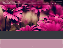 Tablet Screenshot of montpellierflowers.com
